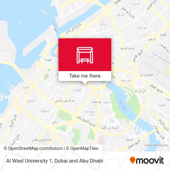 Al Wasl University 1 map