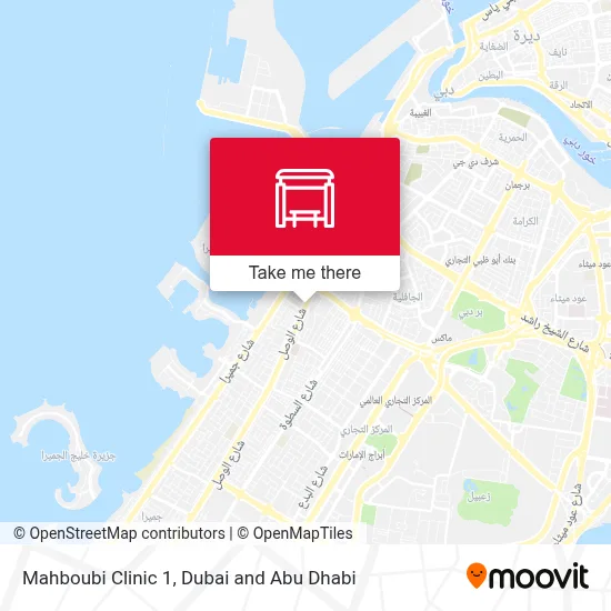 Mahboubi Clinic 1 map