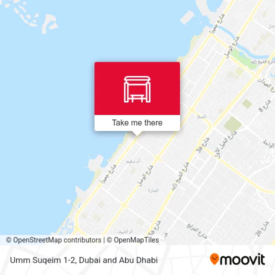 Umm Suqeim 1-2 map