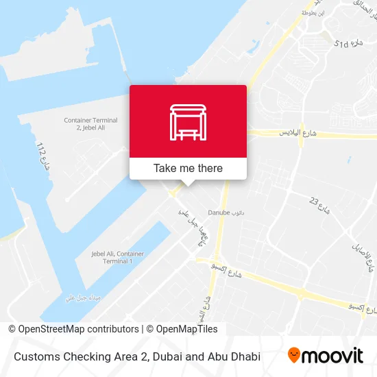 Customs Checking Area 2 map