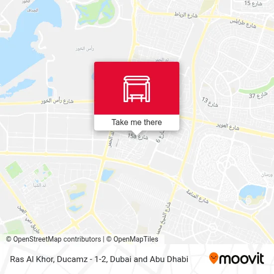 Ras Al Khor, Ducamz - 1-2 map