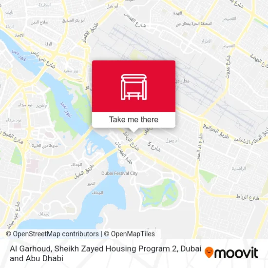 Al Garhoud, Sheikh Zayed Housing Program 2 map
