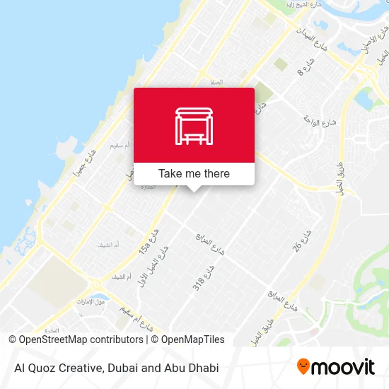Al Quoz Creative map