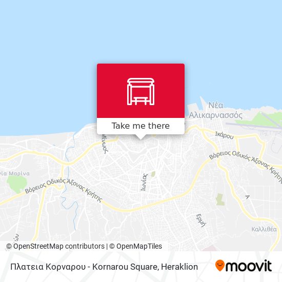 Πλατεια Κορναρου - Kornarou Square map