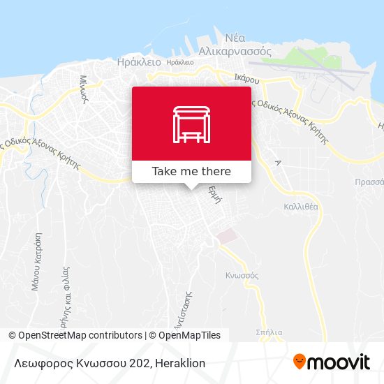 Λεωφορος Κνωσσου 202 map