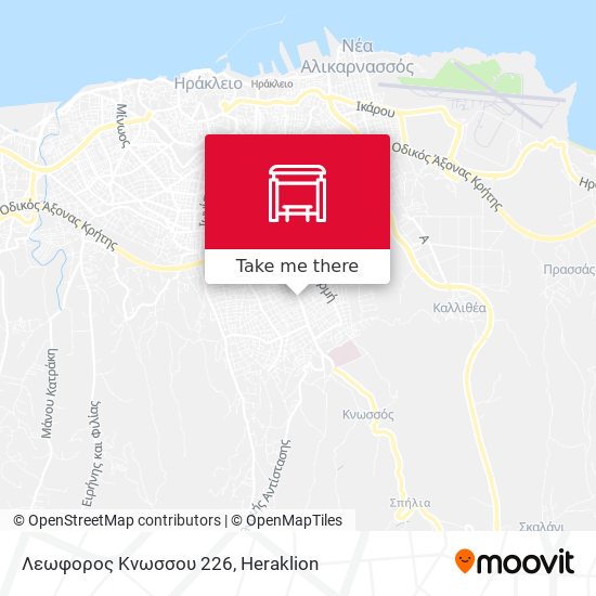 Λεωφορος Κνωσσου 226 map