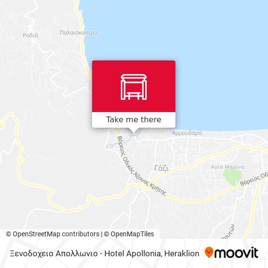Ξενοδοχειο Απολλωνιο - Hotel Apollonia map