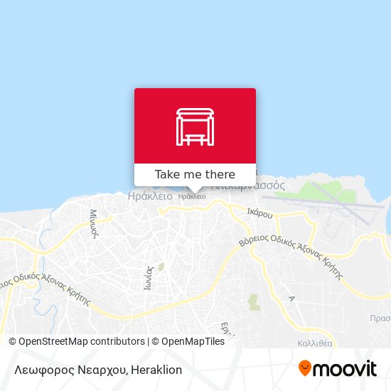 Λεωφορος Νεαρχου map