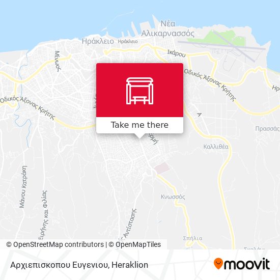 Αρχιεπισκοπου Ευγενιου map