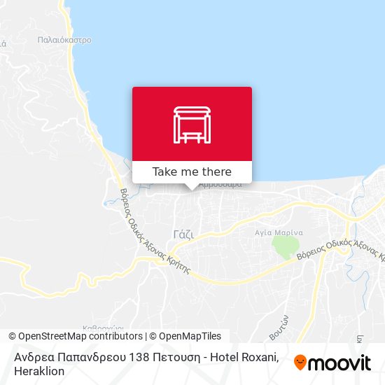 Ανδρεα Παπανδρεου 138 Πετουση - Hotel Roxani map