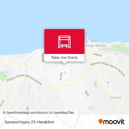 Χρυσοστομου 29 map