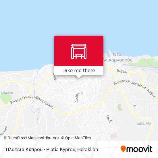 Πλατεια Κυπρου - Platia Kyprou map