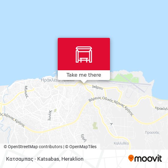 Κατσαμπας - Katsabas map