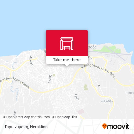 Γερωνυμακη map