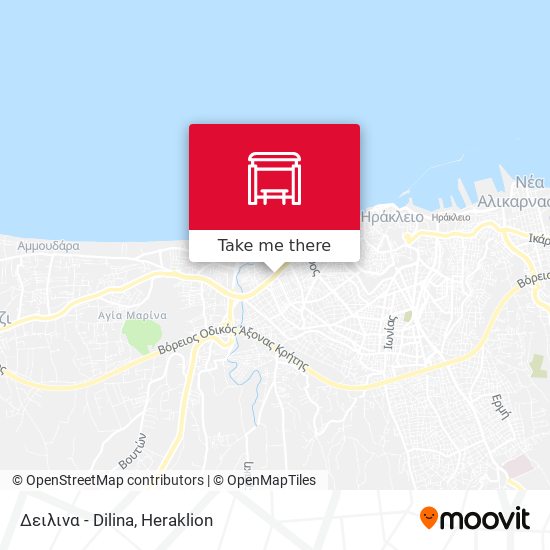 Δειλινα - Dilina map