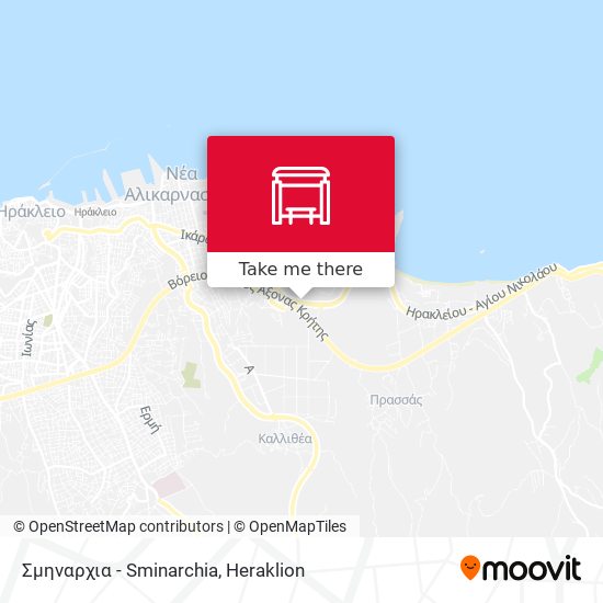 Σμηναρχια - Sminarchia map