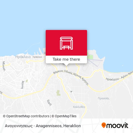 Αναγεννησεως - Anagenniseos map