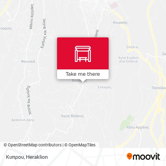 Κυπρου map