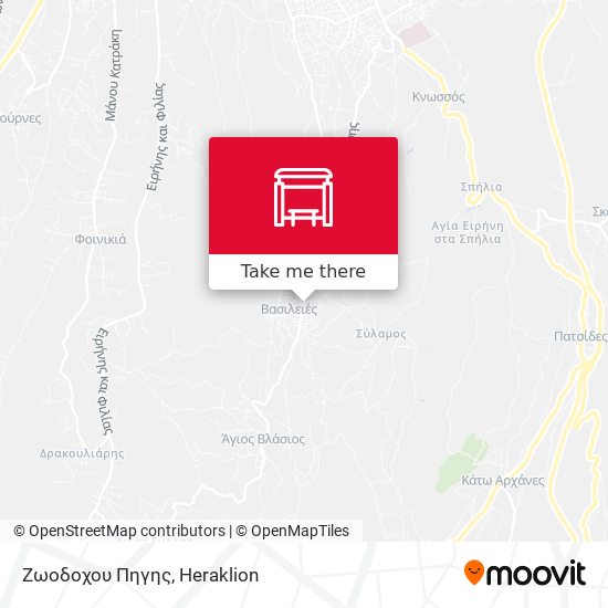 Ζωοδοχου Πηγης map