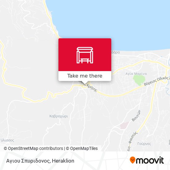 Αγιου Σπυριδονος map