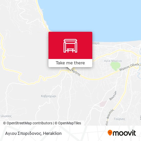 Αγιου Σπυριδονος map