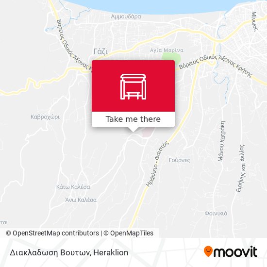 Διακλαδωση Βουτων map