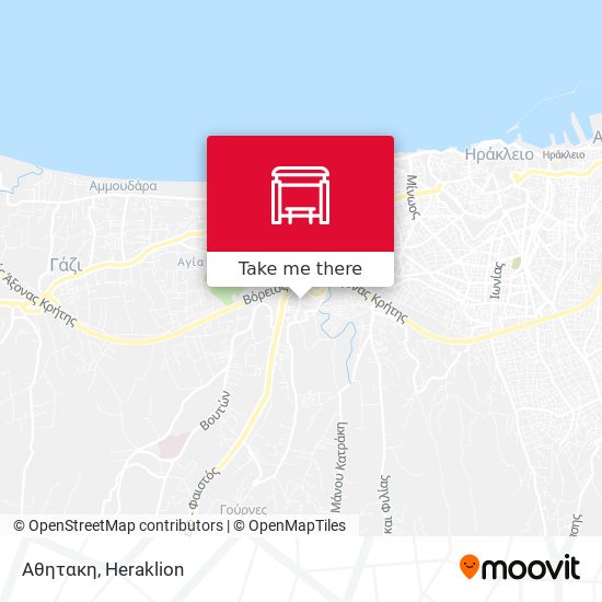 Αθητακη map
