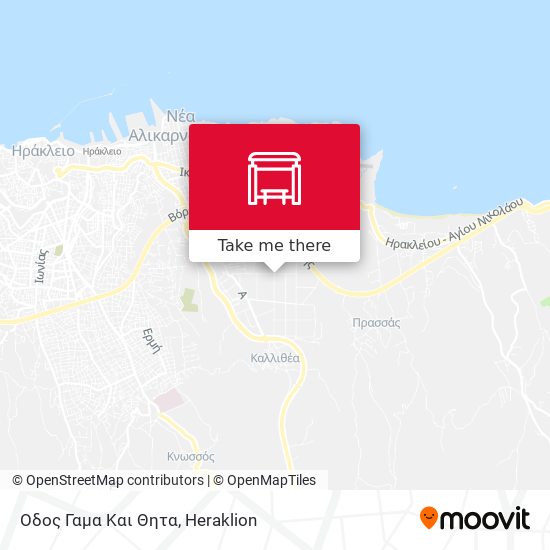 Οδος Γαμα Και Θητα map