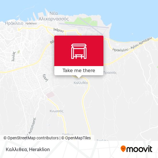 Καλλιθεα map
