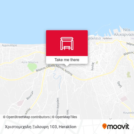 Χριστομιχαλη Ξυλουρη 103 map