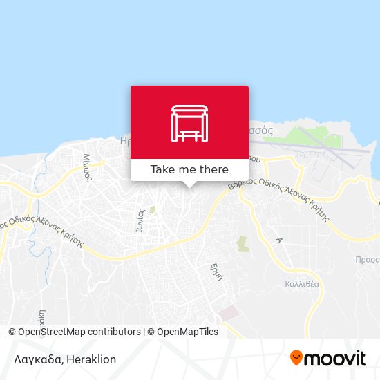Λαγκαδα map