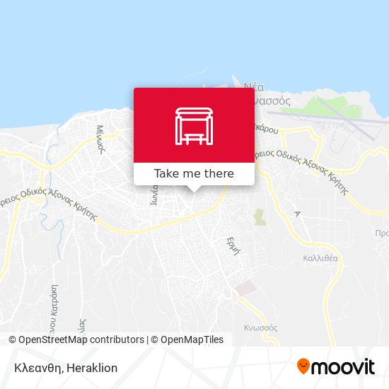 Κλεανθη map