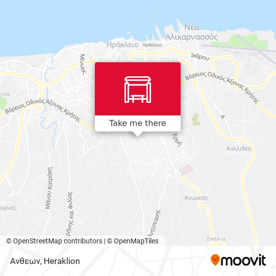 Ανθεων map