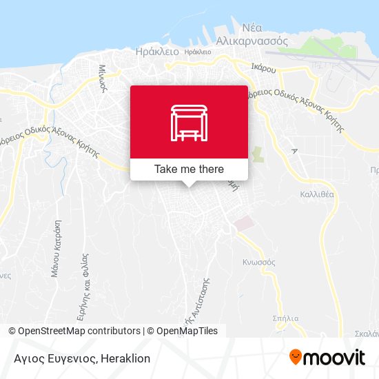 Αγιος Ευγενιος map