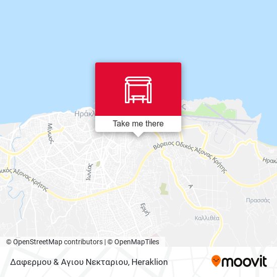 Δαφερμου & Αγιου Νεκταριου map