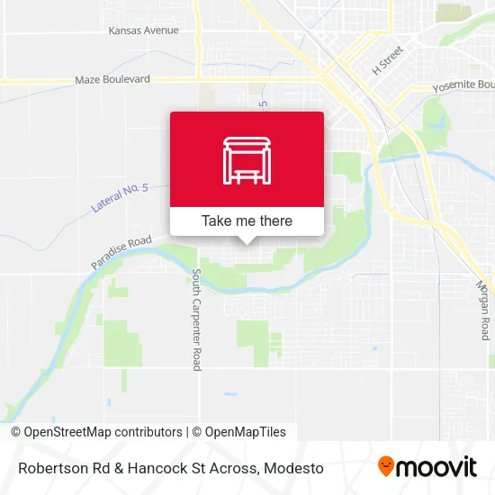Mapa de Robertson Rd & Hancock St Across