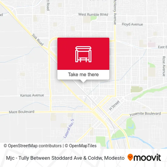 Mapa de Mjc - Tully Between Stoddard Ave & Coldw