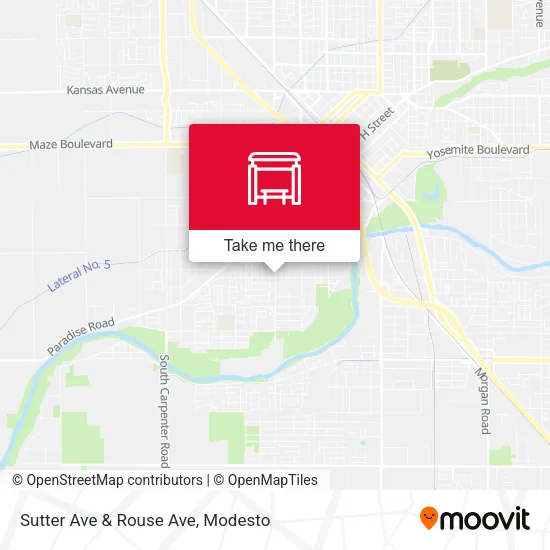 Sutter Ave & Rouse Ave map
