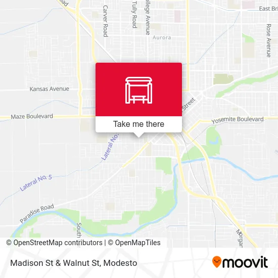 Mapa de Madison St & Walnut St