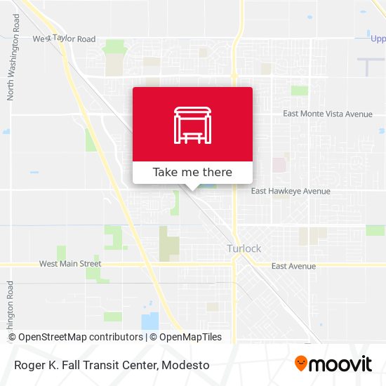 Roger K. Fall Transit Center map