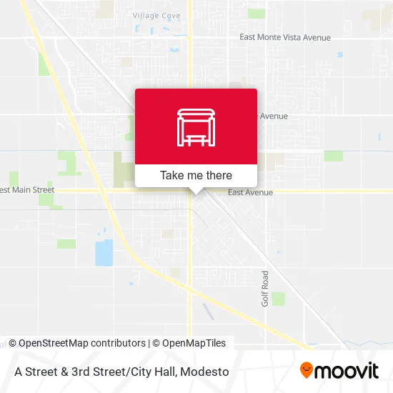 Mapa de A Street & 3rd Street / City Hall