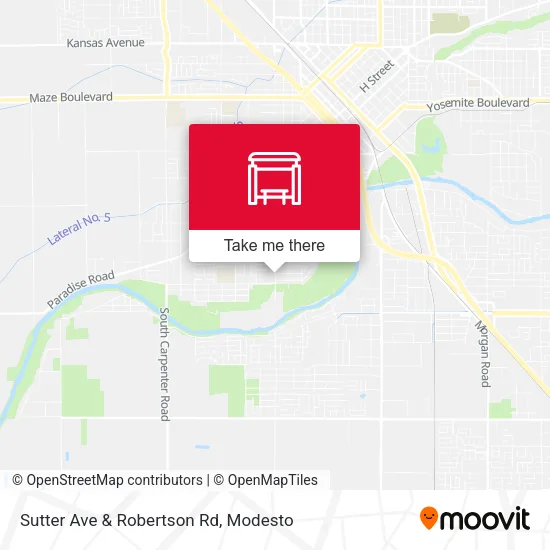 Sutter Ave & Robertson Rd map