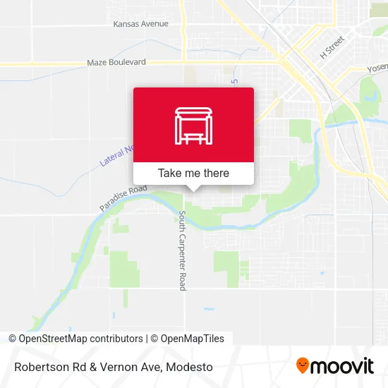 Mapa de Robertson Rd & Vernon Ave