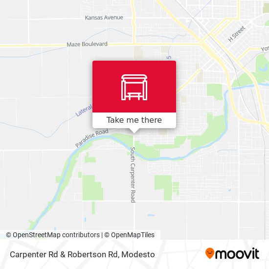 Carpenter Rd & Robertson Rd map