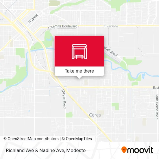 Mapa de Richland Ave & Nadine Ave