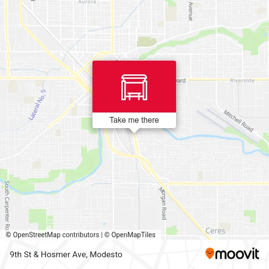 Mapa de 9th St & Hosmer Ave