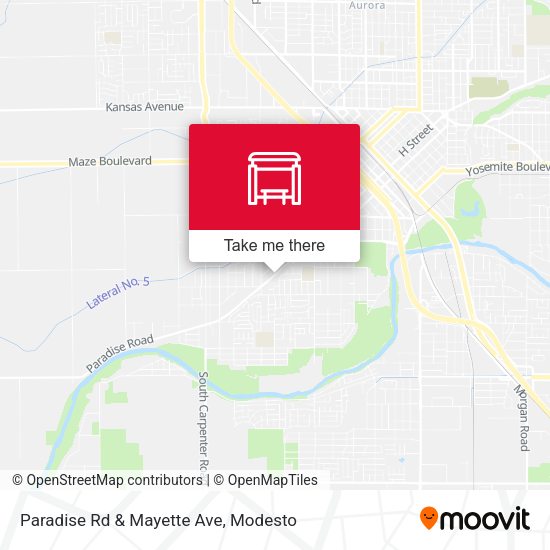 Paradise Rd & Mayette Ave map