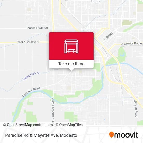Mapa de Paradise Rd & Mayette Ave