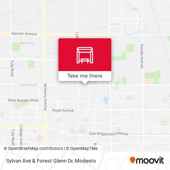 Mapa de Sylvan Ave & Forest Glenn Dr