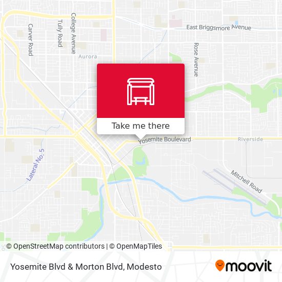 Mapa de Yosemite Blvd & Morton Blvd